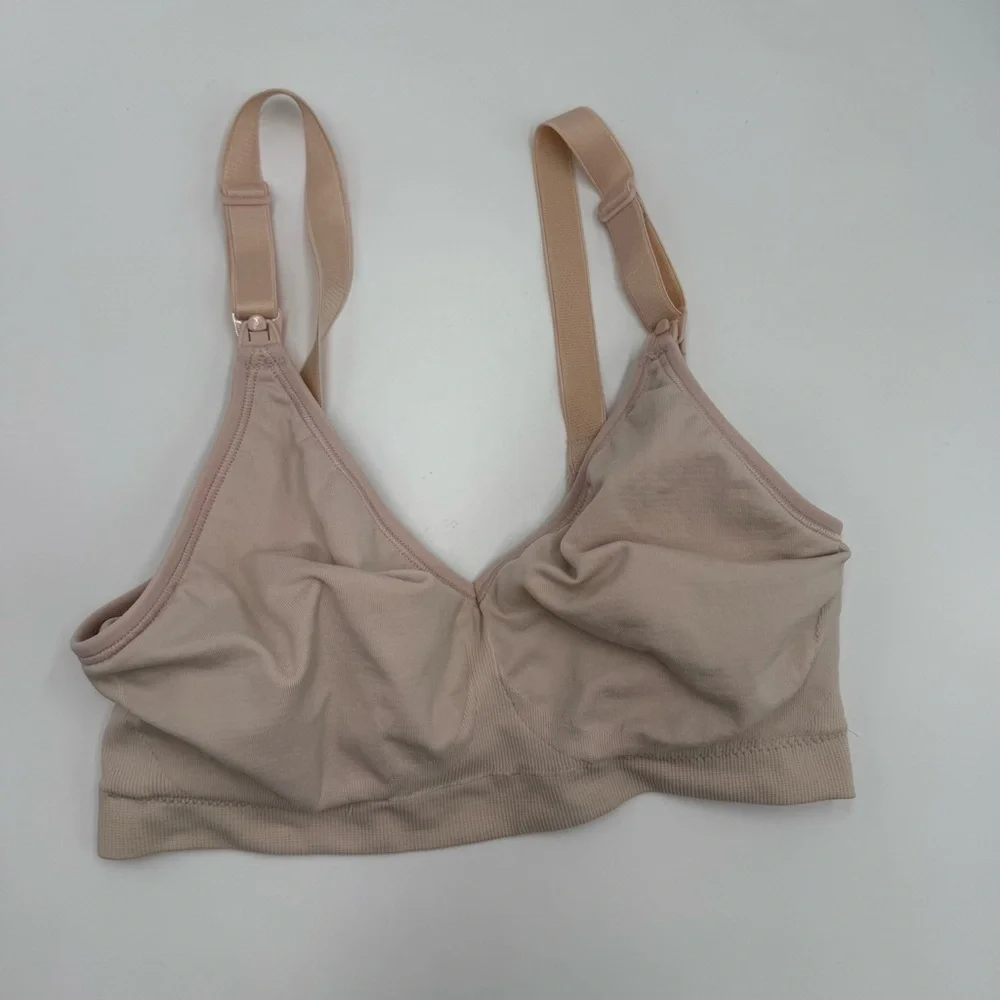 PLAYTEX Women's Maternity & Nursing Seamless Wirefree Bra Small